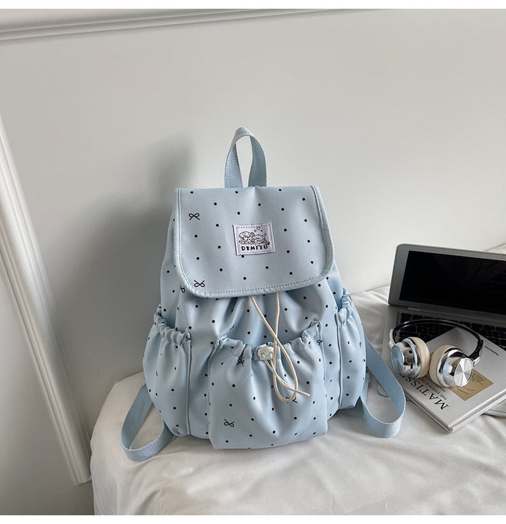Casual Drawstring School Backpack