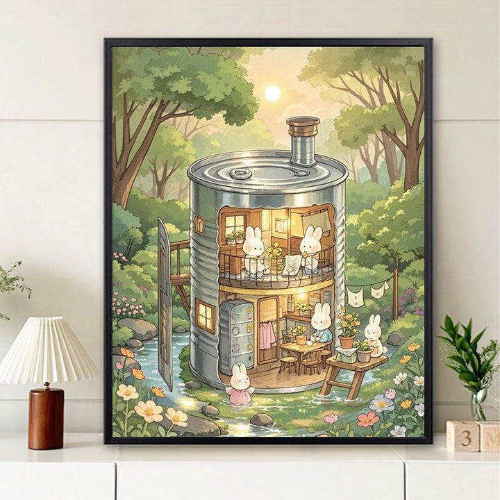 Whimsical Home Illustration Wall Art Kalsten