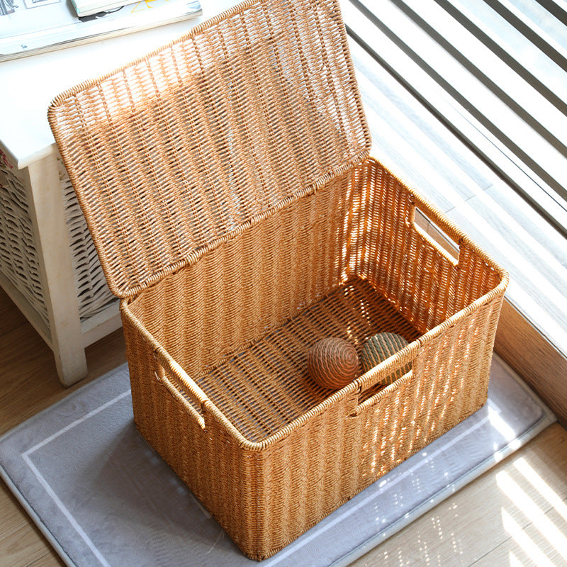 Decorative Woven Storage Chest Kalsten