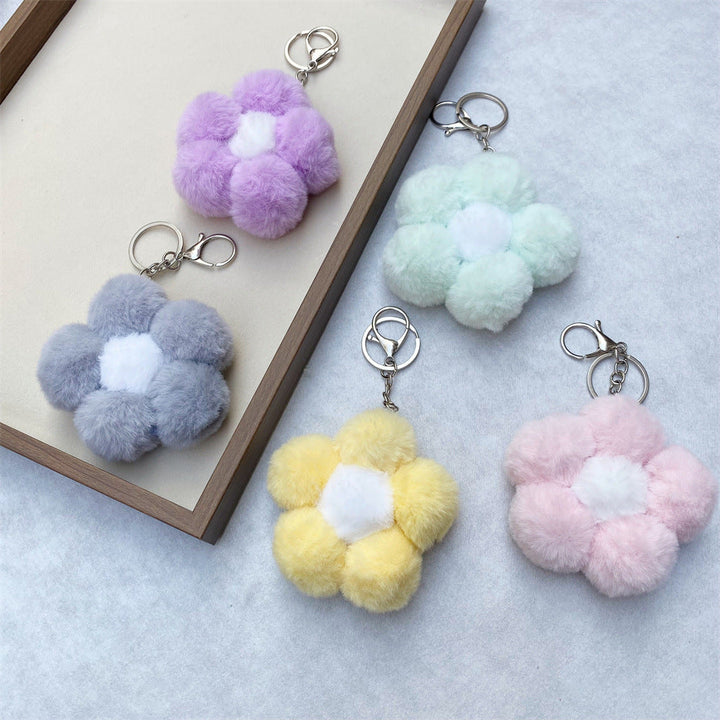 Floral Plush Keychain kalsten