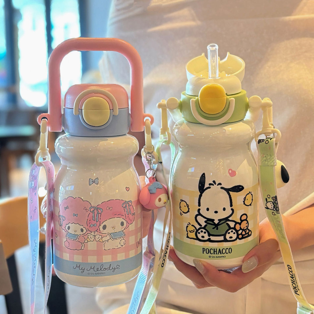 Women's water bottle with stylish Kuromi design Kalsten