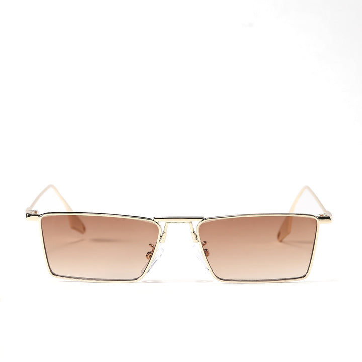 Ladies elegant geometric sunglasses with stylish metal frame Kalsten