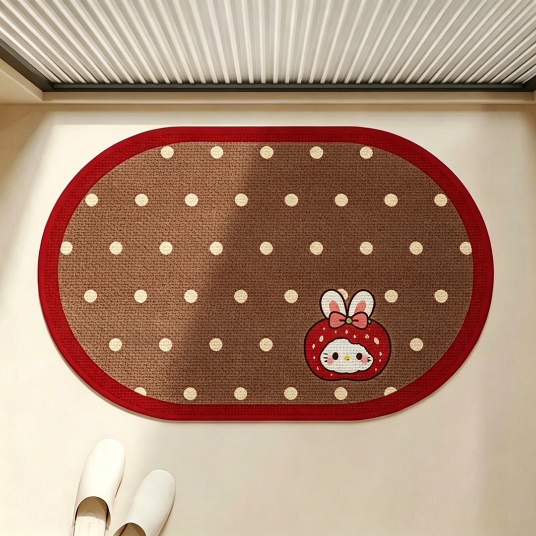 Cute Polka Dot Bath Mat Kalsten