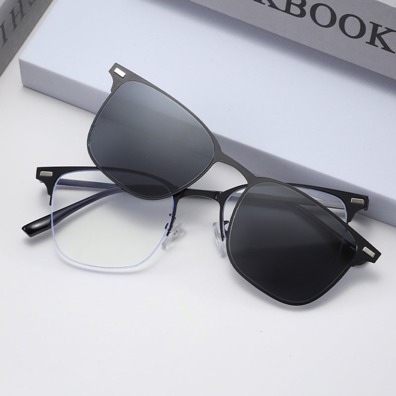 Women Trendy Square Sunglasses in Modern Design Kalsten