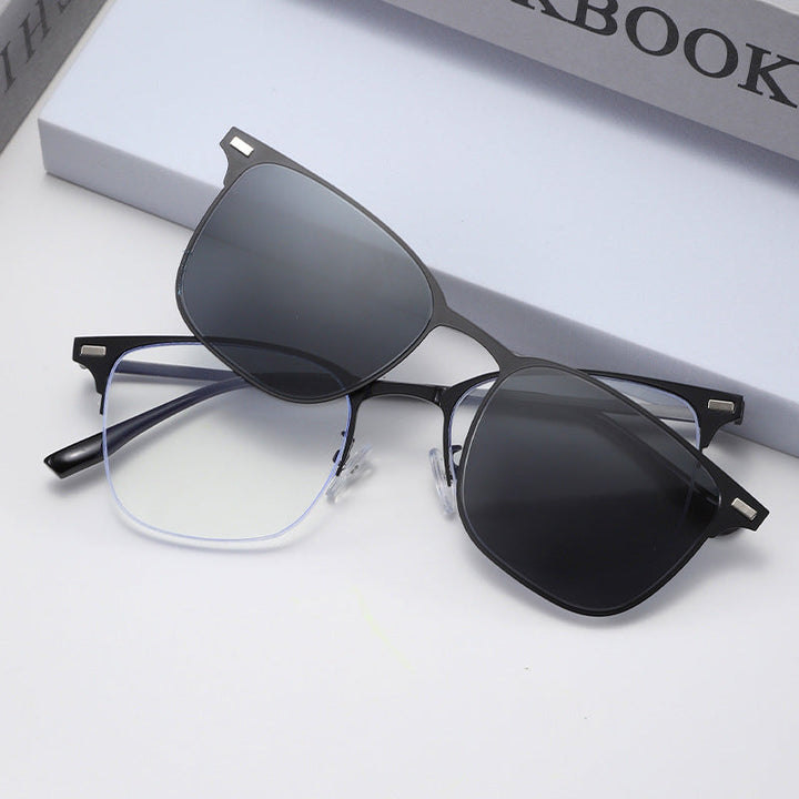 Women Trendy Square Sunglasses in Modern Design Kalsten