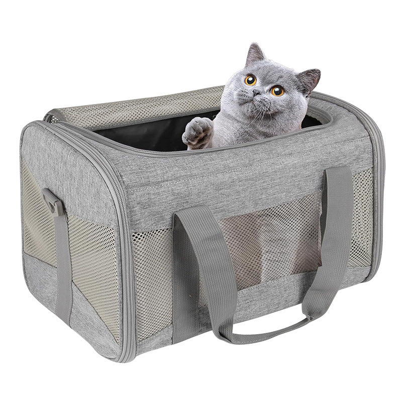 Pet carrier bag with breathable mesh windows Kalsten