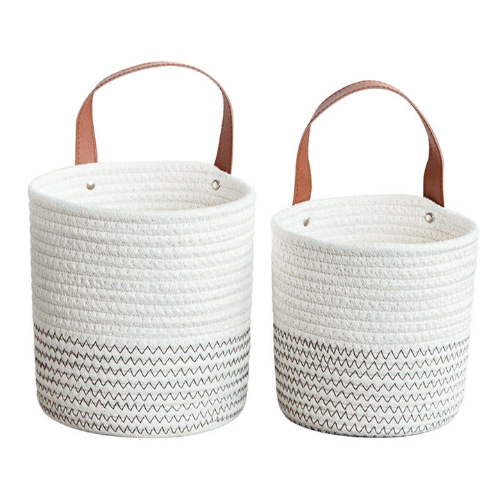 Ladies stylish storage baskets made of cotton Kalsten