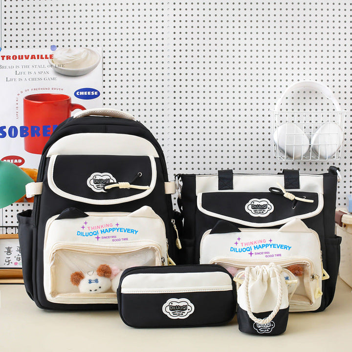 Multi-Functional 5-Piece School Backpack Organizer Set Kalsten