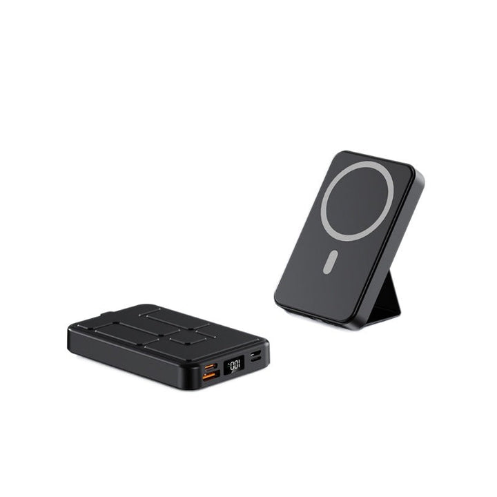 Portable power bank with integrated stand and LCD display Kalsten