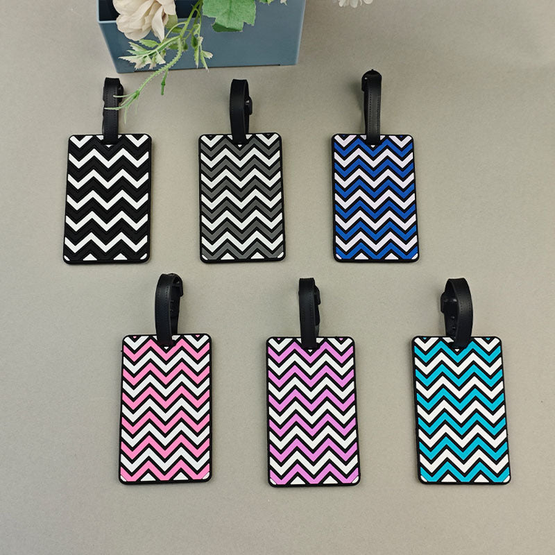 Unisex Chevron Pattern Travel Luggage Tag Kalsten