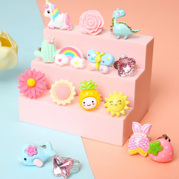 Unisex Creative Decoration Set with Colorful Motif Buttons Kalsten