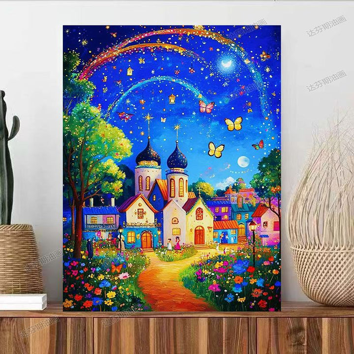 Fantasy Landscape Canvas Art Print Kalsten
