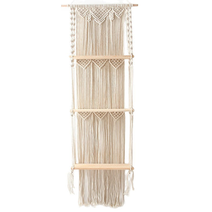 Decorative Macrame Wall Hanging Shelf Acalora