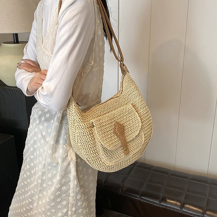 Handcrafted Macrame Hobo Bag Kalsten