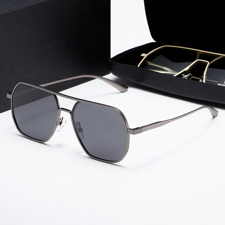 Women's innovative fashionable sunglasses with rectangular frame Kalsten