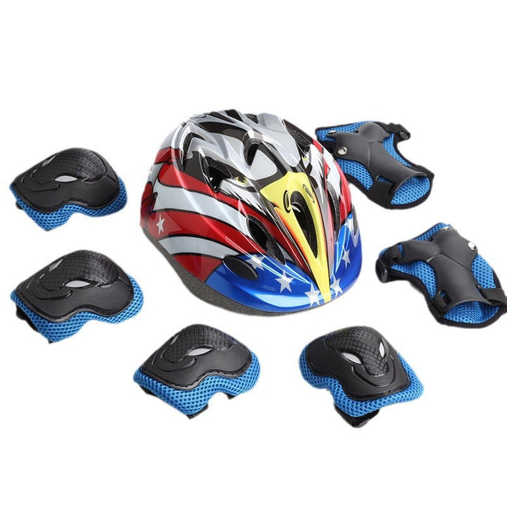 Children's Cycling Safety Helmet and Protective Gear Set Kalsten