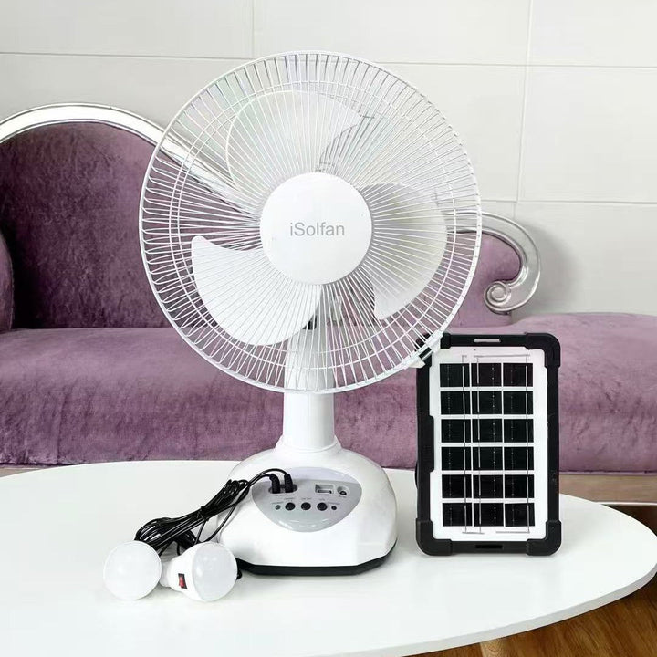 Ladies Solar-Powered Table Fan Kalsten