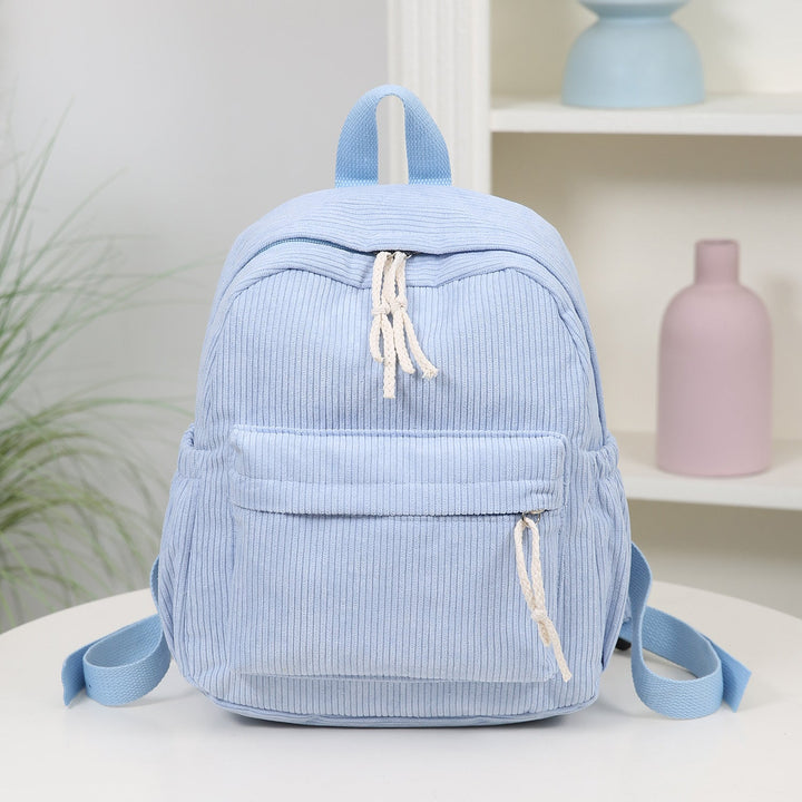 Corduroy Multi-Pocket Backpack Kalsten