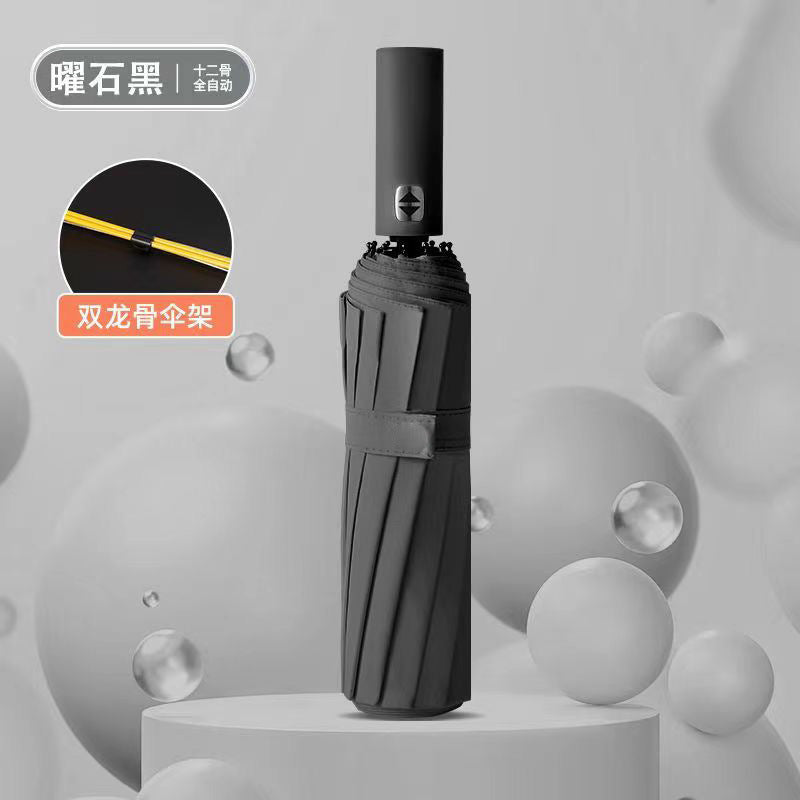 Ladies automatic and wind-resistant folding umbrella Kalsten