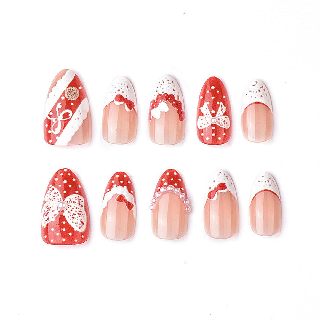 Decorative Holiday-Themed Press-On Nail Set Kalsten