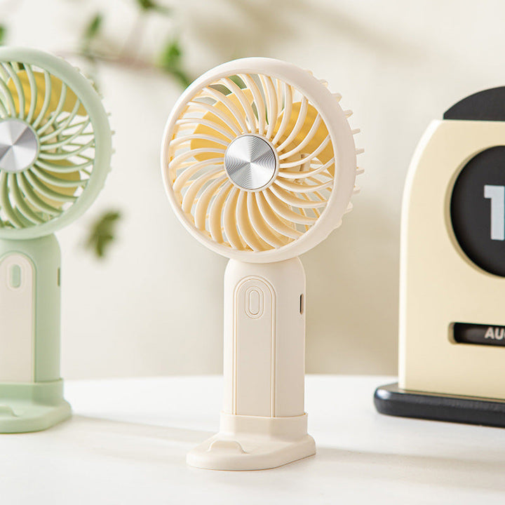 Unisex portable hand cooling fan with Peltier cooling module, stepless speed control and LED digital display Kalsten
