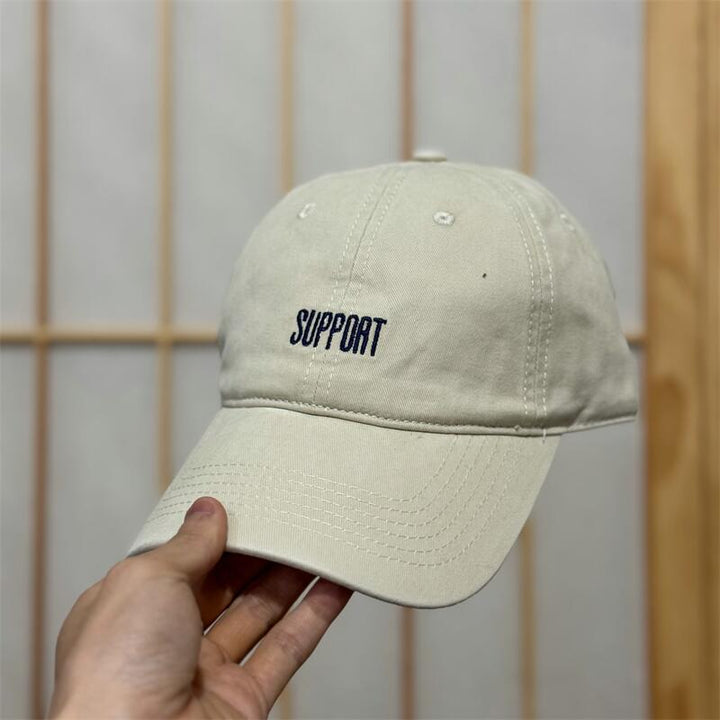 Men's Supportive Embroidered Cotton Baseball Cap Kalsten