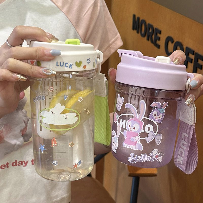 Ladies stylish drinking bottle with integrated carrying system Kalsten
