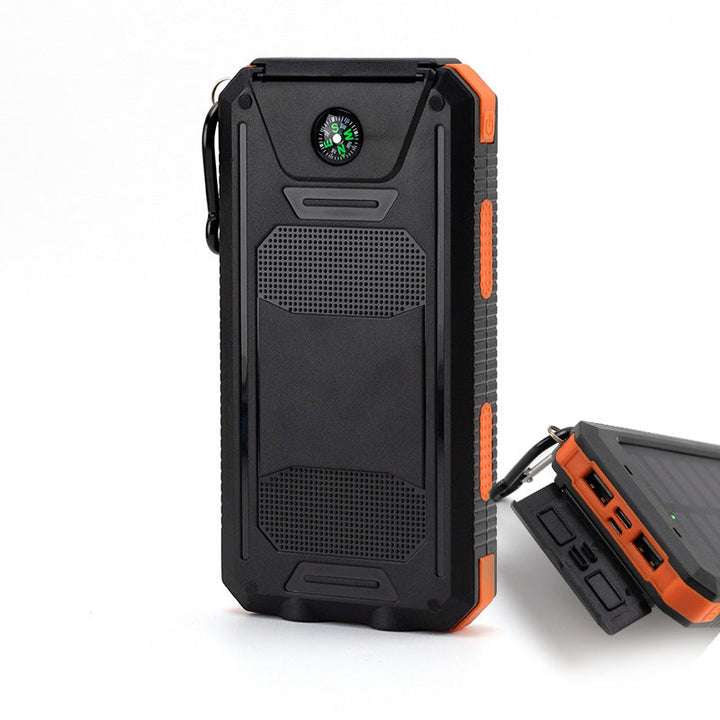 Solar-powered power bank with integrated LED lights and compass Kalsten