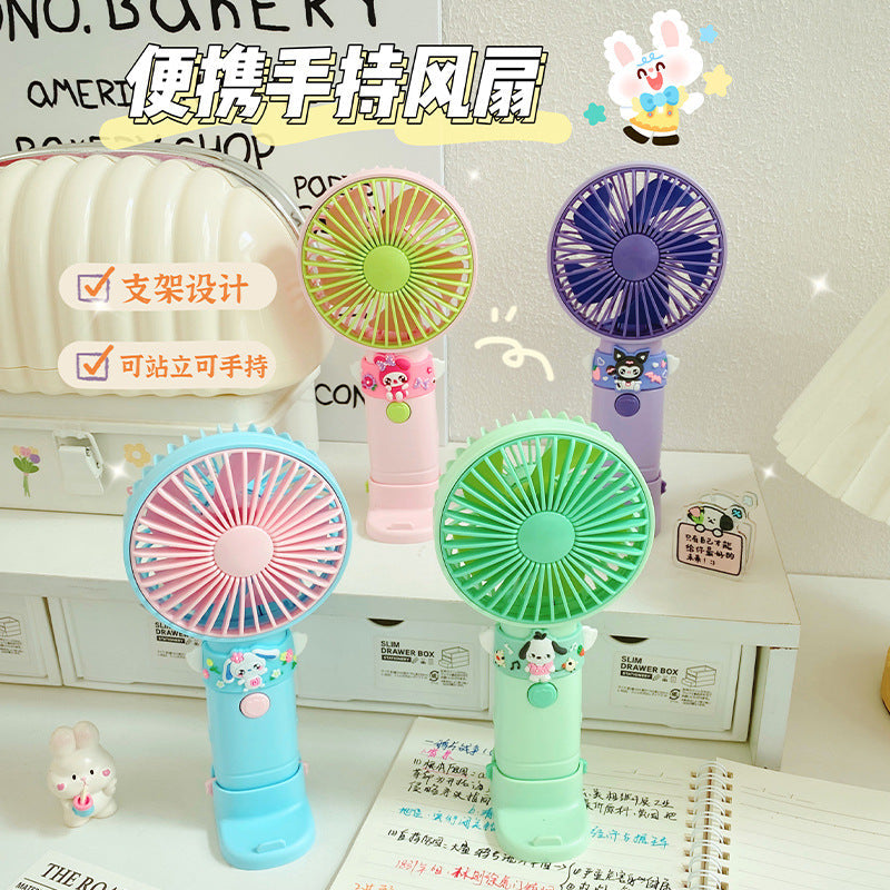 Unisex Portable Hand Fan with Cute Animal Design Kalsten