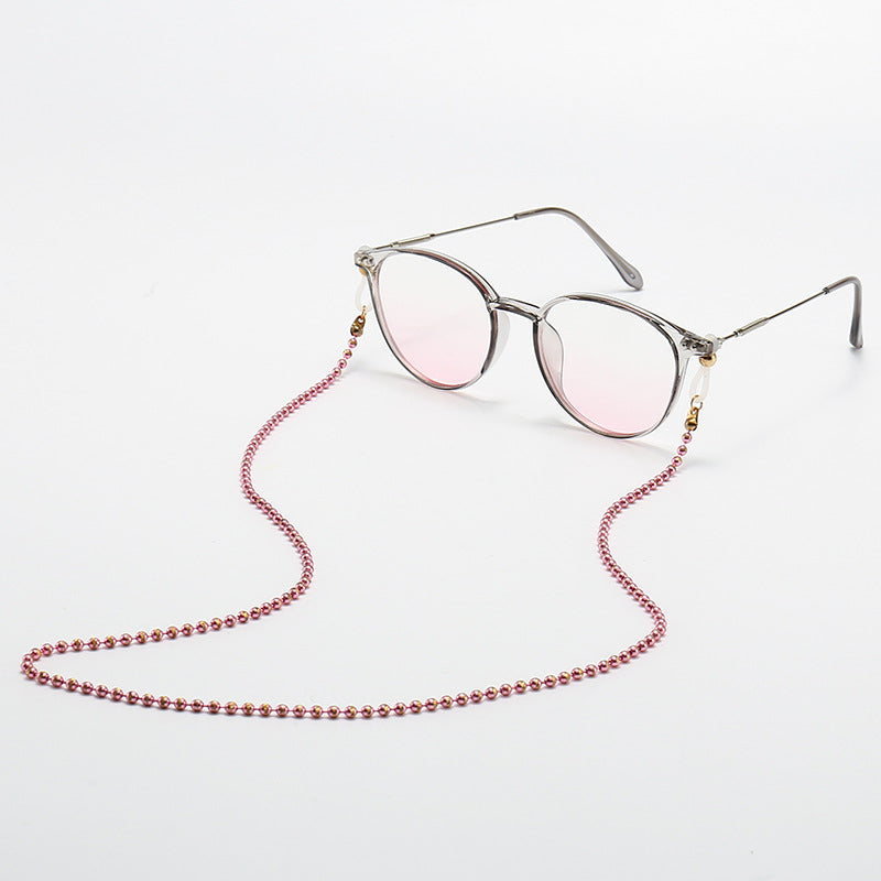 Fashionable Cat-Eye Glasses with Beaded Chain Kalsten