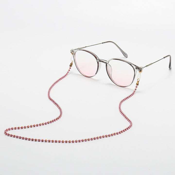 Fashionable Cat-Eye Glasses with Beaded Chain Kalsten