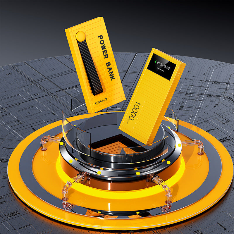 Compact power bank with LED display and fast charging function Kalsten