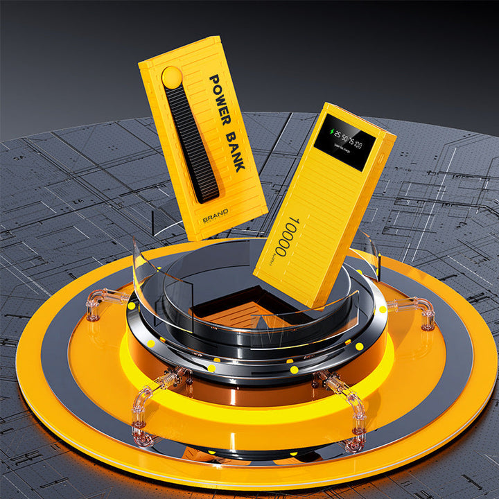 Compact power bank with LED display and fast charging function Kalsten