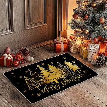 Festive Holiday-Themed Welcome Mat Acalora