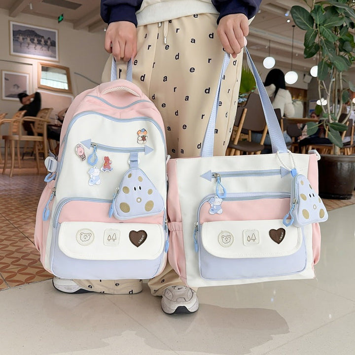 Playful Animal-Themed Multi-Pocket Backpack Kalsten