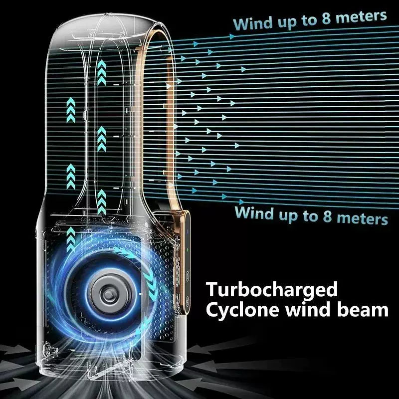 Unisex one-size bladeless evaporative tower fan and humidifier with touch LED display and brushless motor Kalsten
