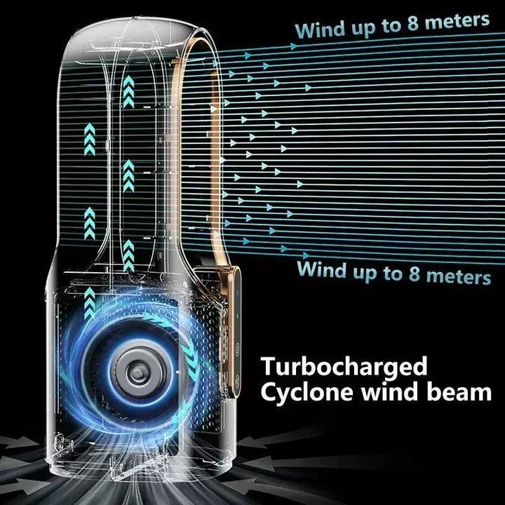 Unisex one-size bladeless evaporative tower fan and humidifier with touch LED display and brushless motor Kalsten