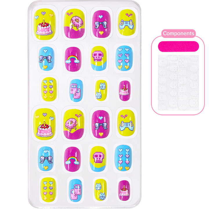 Themed Summer Beach Nail Art Press-On Nails Kalsten