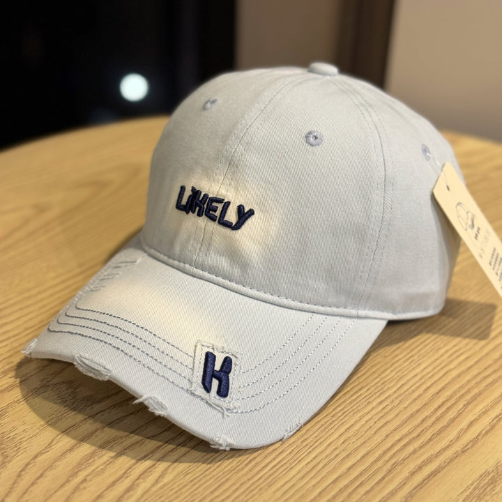 Women's Distressed Embroidered Baseball Cap Kalsten