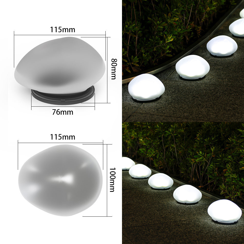 Rechargeable LED Pebble Pathway Lights Waterproof Garden Accent Kalsten