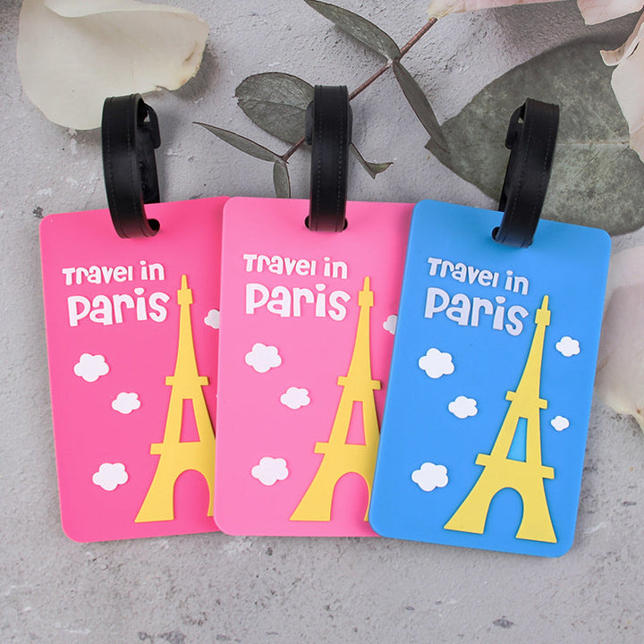 Paris-Themed Luggage Tag Kalsten