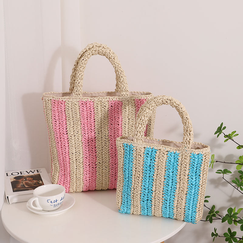 Fashionable basket bag with textured fold design Kalsten