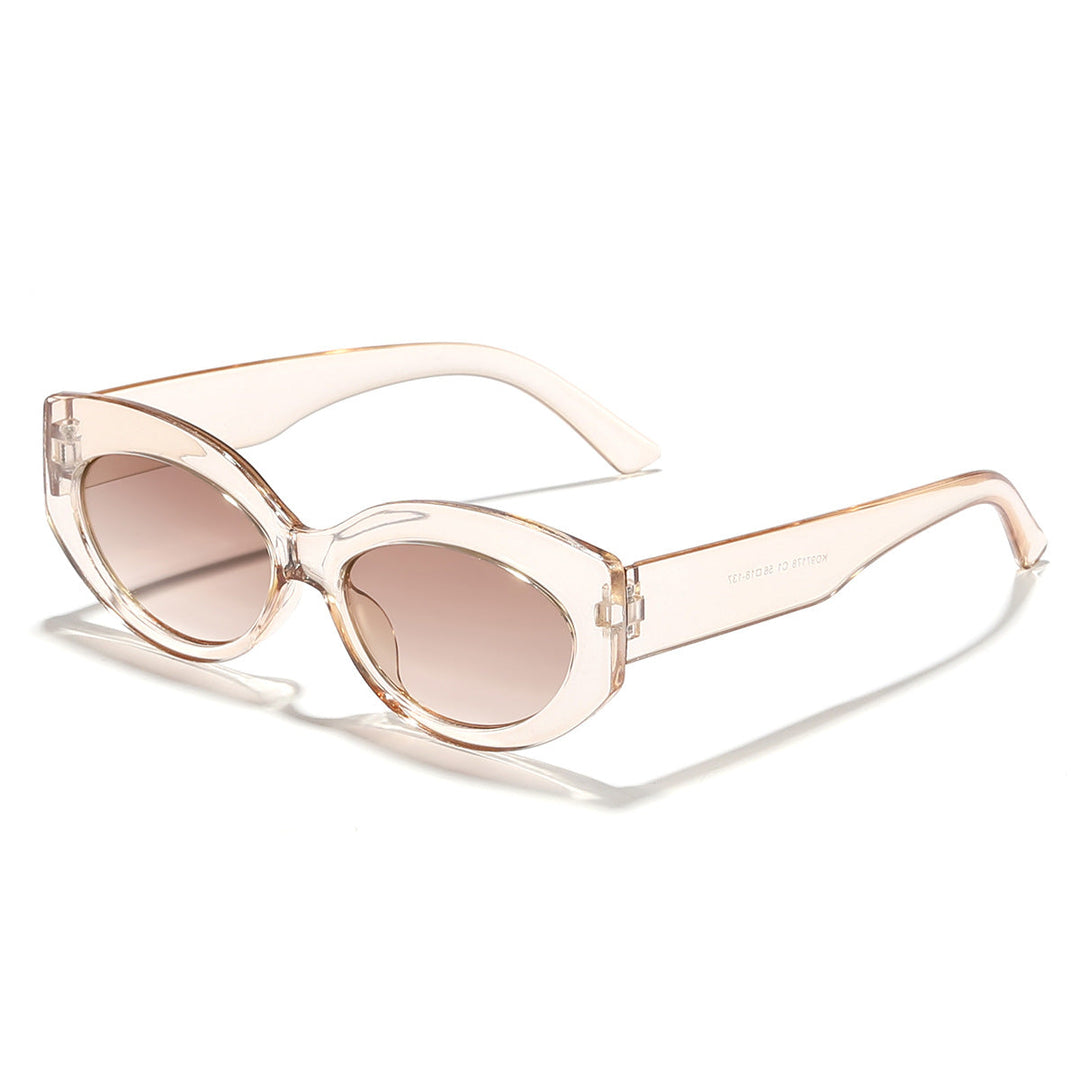 Ladies Cat-Eye Sunglasses with Playful Transparency Design Kalsten