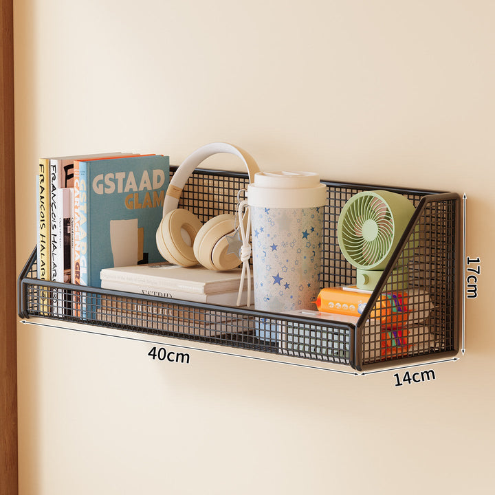 Wall-Mounted Mesh Storage Shelf Kalsten