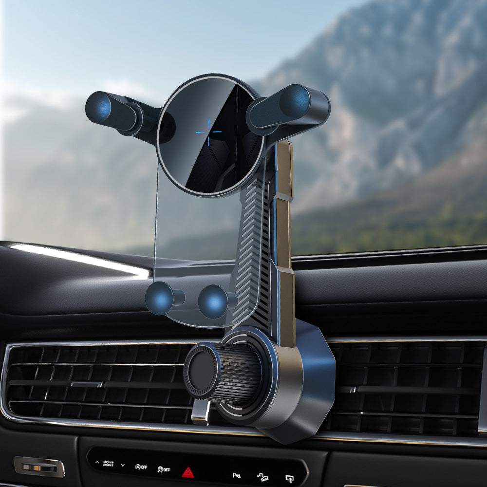 Adjustable gravity air vent smartphone car mount with full rotation joint Kalsten