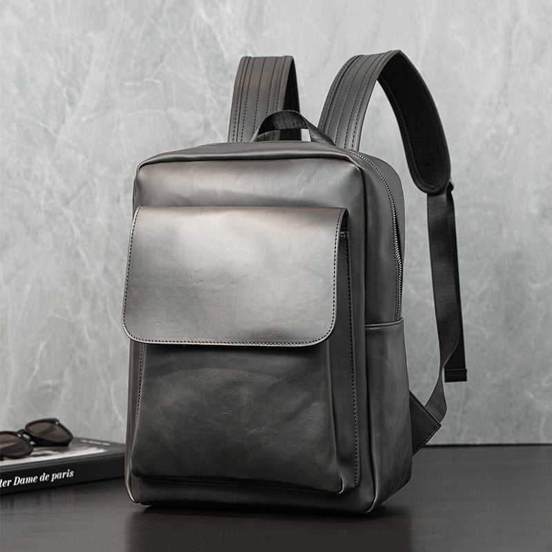 Elegant Backpack Made of High-Quality Faux Leather with Multifunctional Compartments Kalsten
