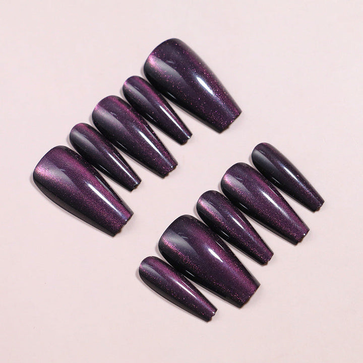Glittery Long Stiletto Press-On Nail Set Kalsten