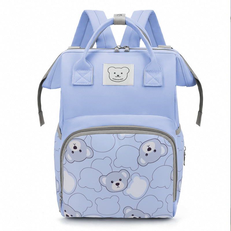 Cute Animal-Themed Multi-Pocket School Backpack