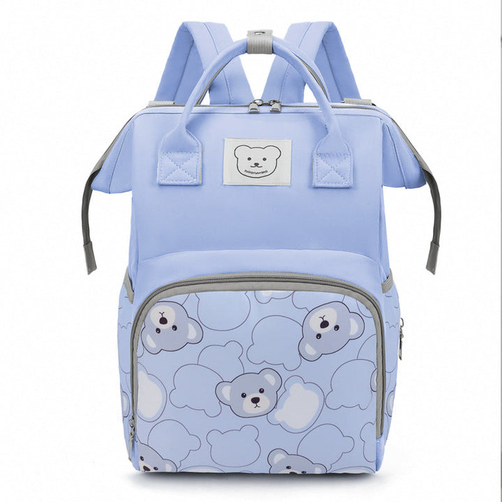 Cute Animal-Themed Multi-Pocket School Backpack