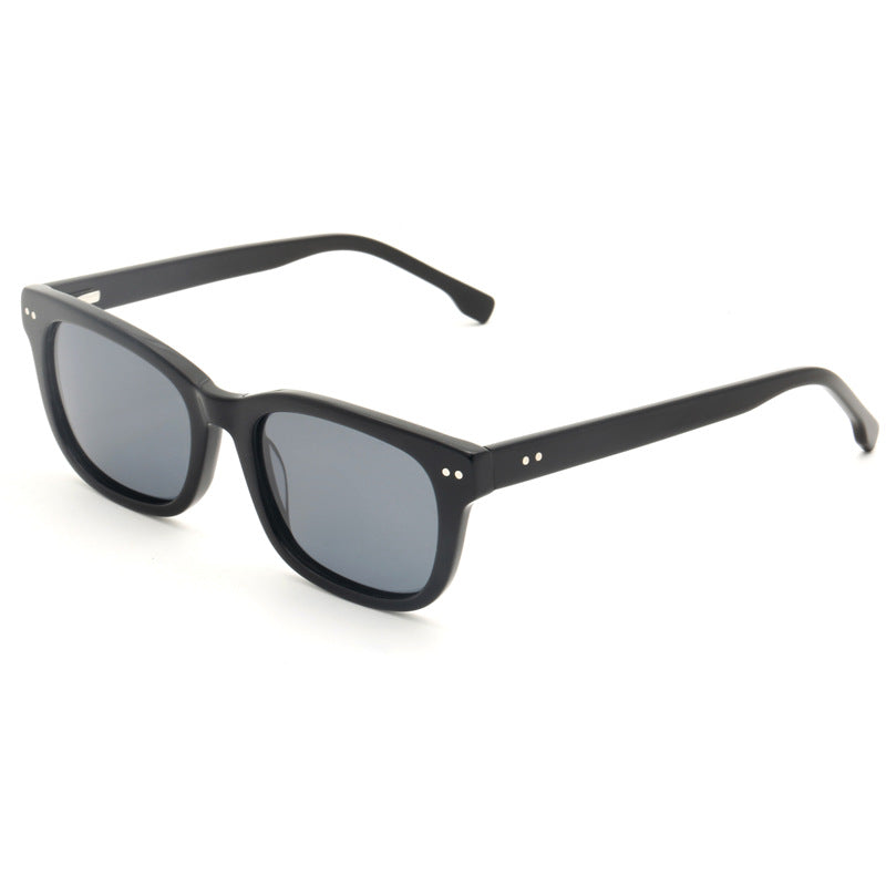 Women's trendy square sunglasses with transparent frame Kalsten